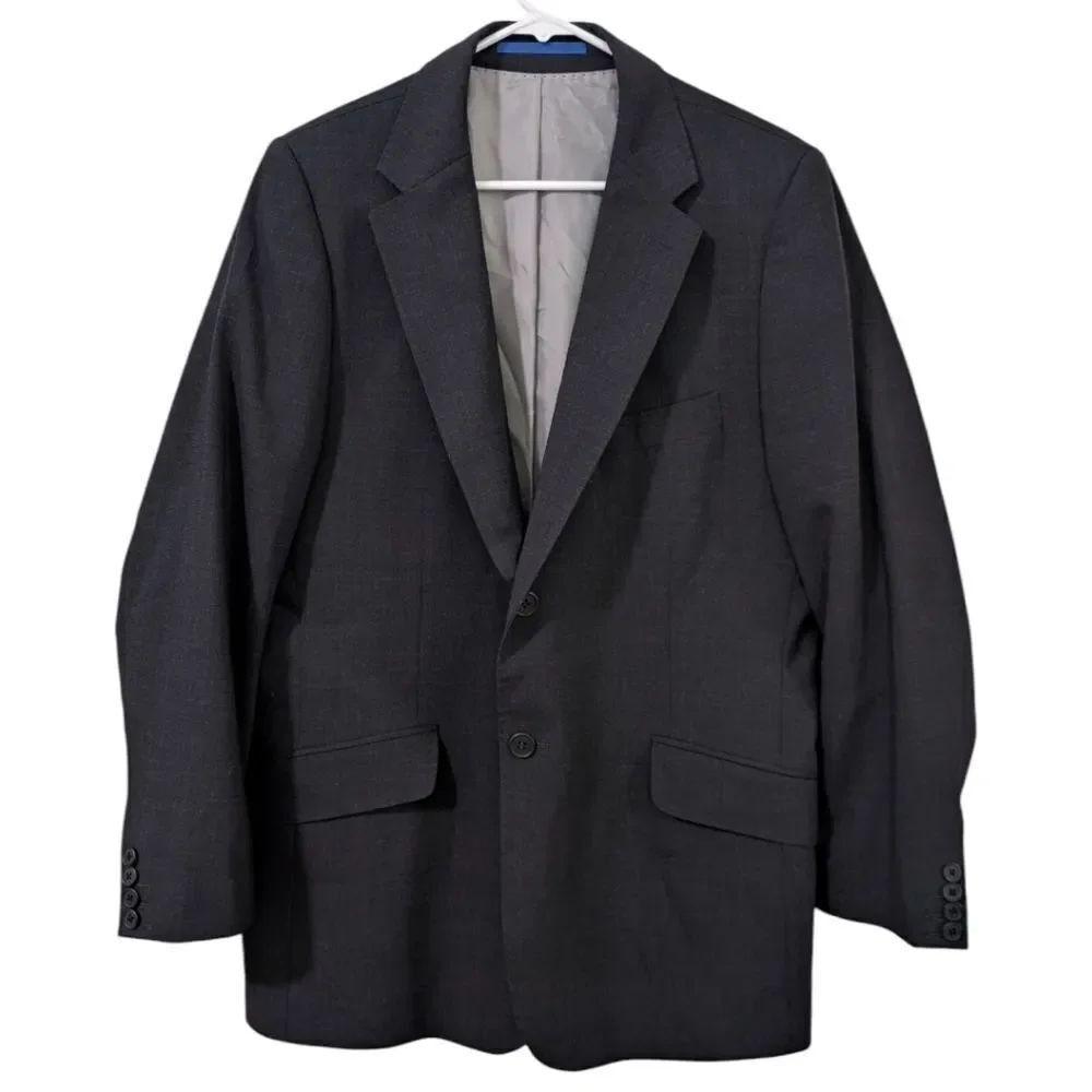 Rohan Envoy Jacket Men's 42 Reg Wool Blend Tailored Technology Blazer - Navy